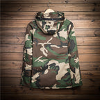Winter camouflage cotton jacket men