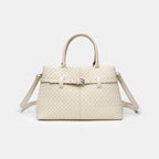 Simple Commute Large Capacity New Woven Pattern Bag For Women