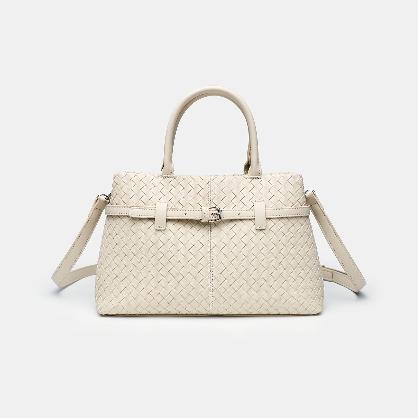 Simple Commute Large Capacity New Woven Pattern Bag For Women