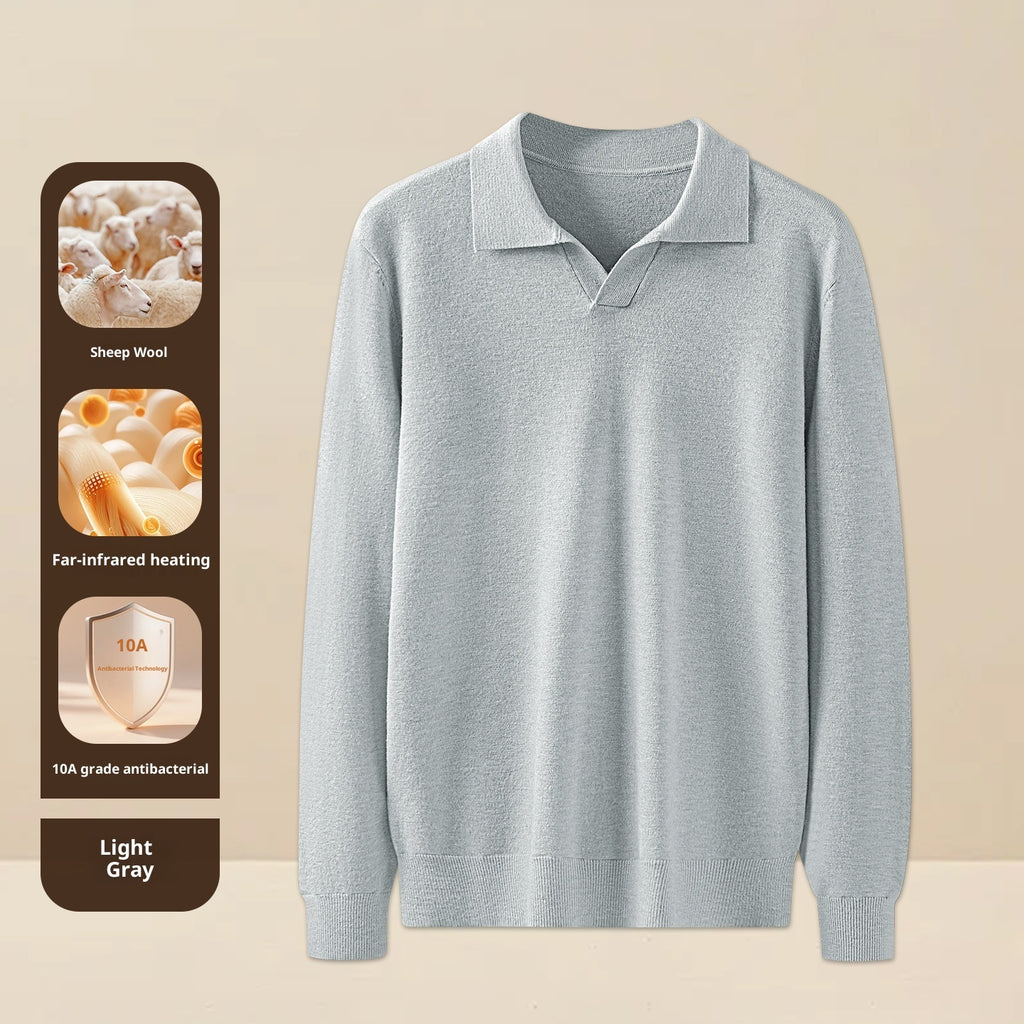 Men's Autumn And Winter Casual Loose Warm Sweater For Layering