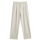 Anti-Wrinkle Woven Casual Loose Straight Drooping Suit Pants