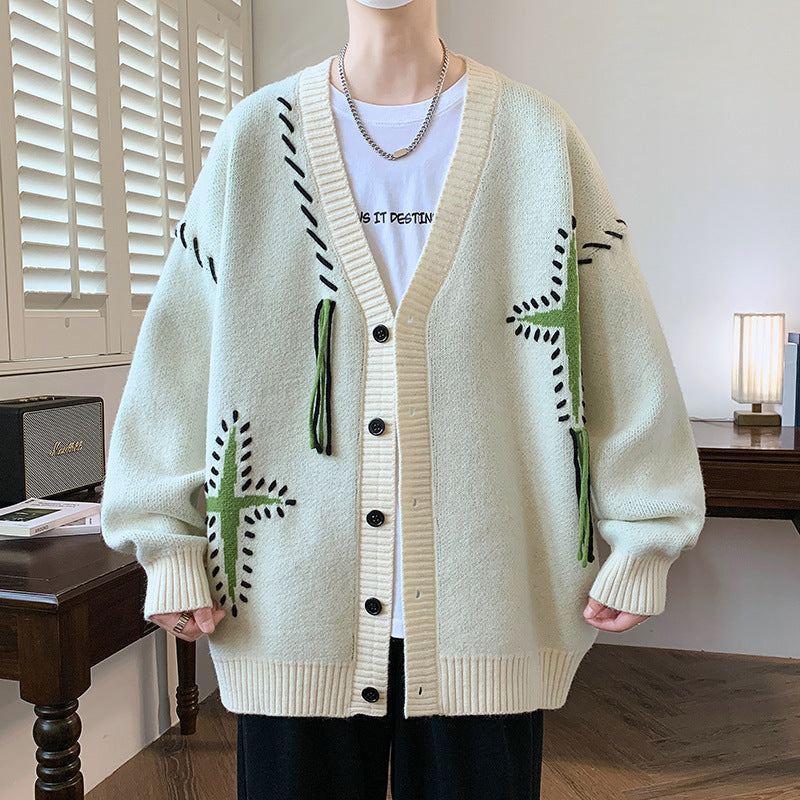 Casual Men's Long-sleeved Knit Sweater