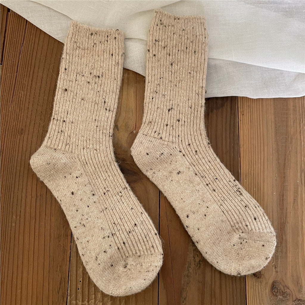 Thickened Wool Socks For Warmth In Winter