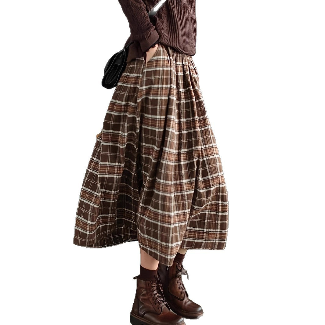 Casual Vacation Style Elastic Waist A- Line Dress