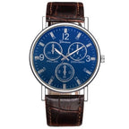 Blue Light Glass Decorative Belt Watch