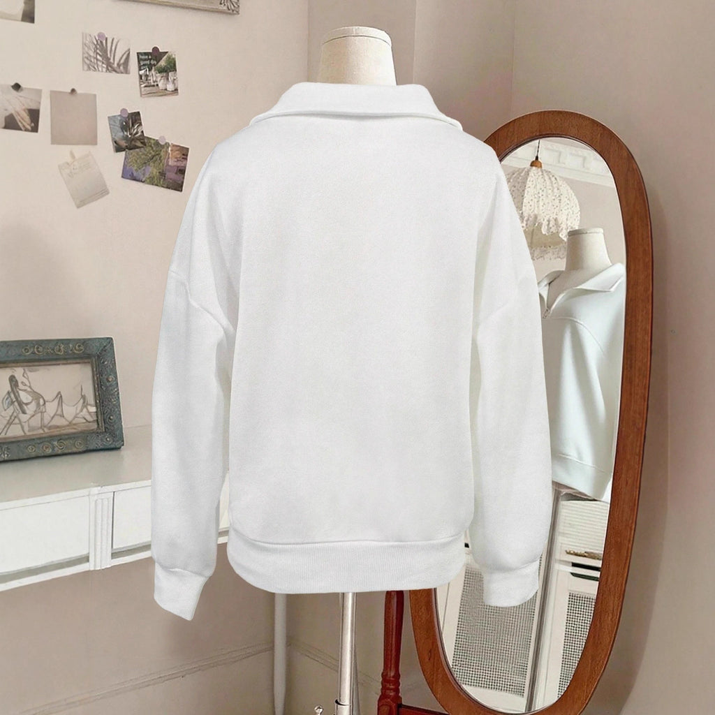 Spring And Autumn New Zipper Sweater