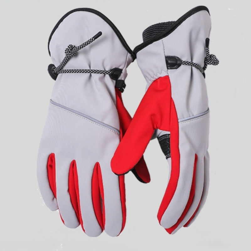 Warm Ski Riding Gloves Fleece-lined Thickened