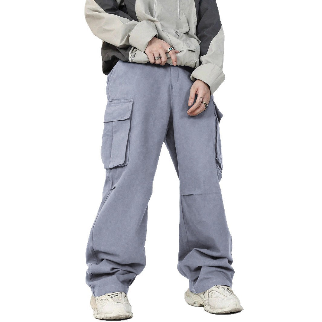 Casual Loose Three-dimensional Pocket Fried Street Overalls