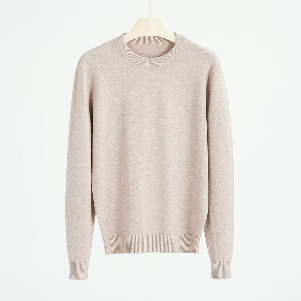Crew Neck Casual Youth Warm Anti-Pilling Pullover Sweater