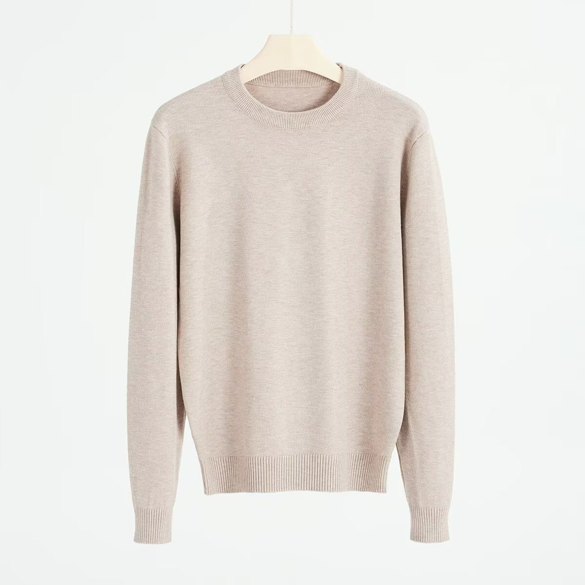 Crew Neck Casual Youth Warm Anti-Pilling Pullover Sweater