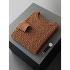 New Men's Round Neck Loose Sweater