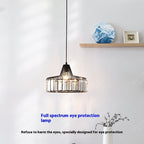 Simple Modern Light Luxury Crystal Creative Sun Lamp Bedroom Bedside Small Droplight