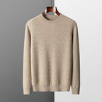 Round Neck Thickened Business Casual Cashmere Fall Winter Men Bottoming Knitted Sweater
