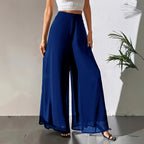 Casual Chiffon Wide-leg Pants Loose Trousers
