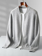 Round Neck Top Men's Cardigan Coat