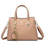 Large Capacity Versatile Women's Bag With Lychee Texture