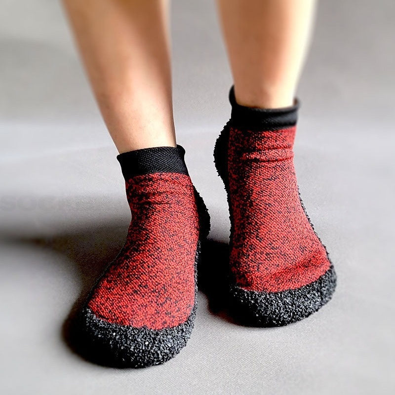 Plus Size Sock Shoes Lightweight Breathable Flyknit Fitness Cloth Shoes For Couples