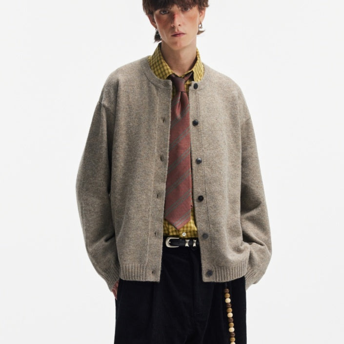 New Lazy Style Cardigan Sweater Knitted Coat