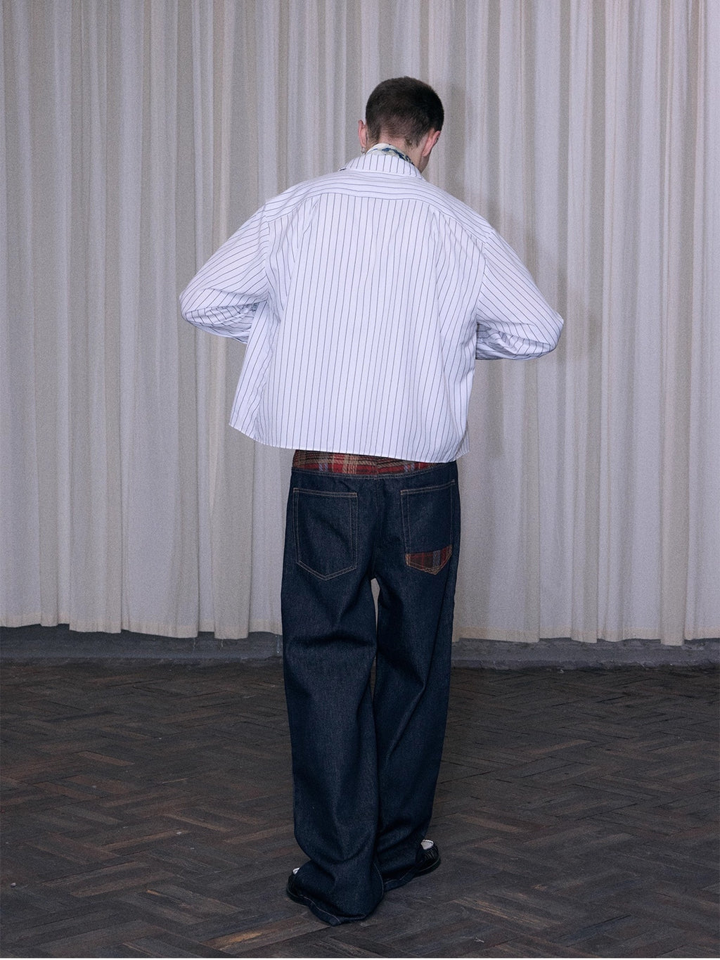 American Loose Straight Leg Jeans For Men