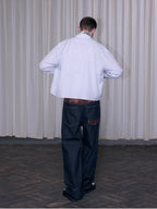 American Loose Straight Leg Jeans For Men