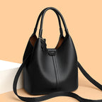 New All-match Tote Soft Leather Western Style Crossbody Bag