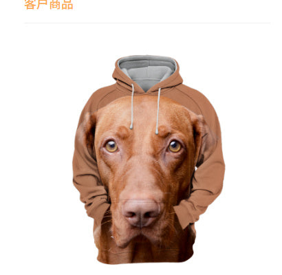 New Animal Dog Printed Hoodie Man's Sportswear