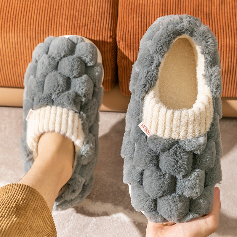 Cotton Slippers Women's Winter Home