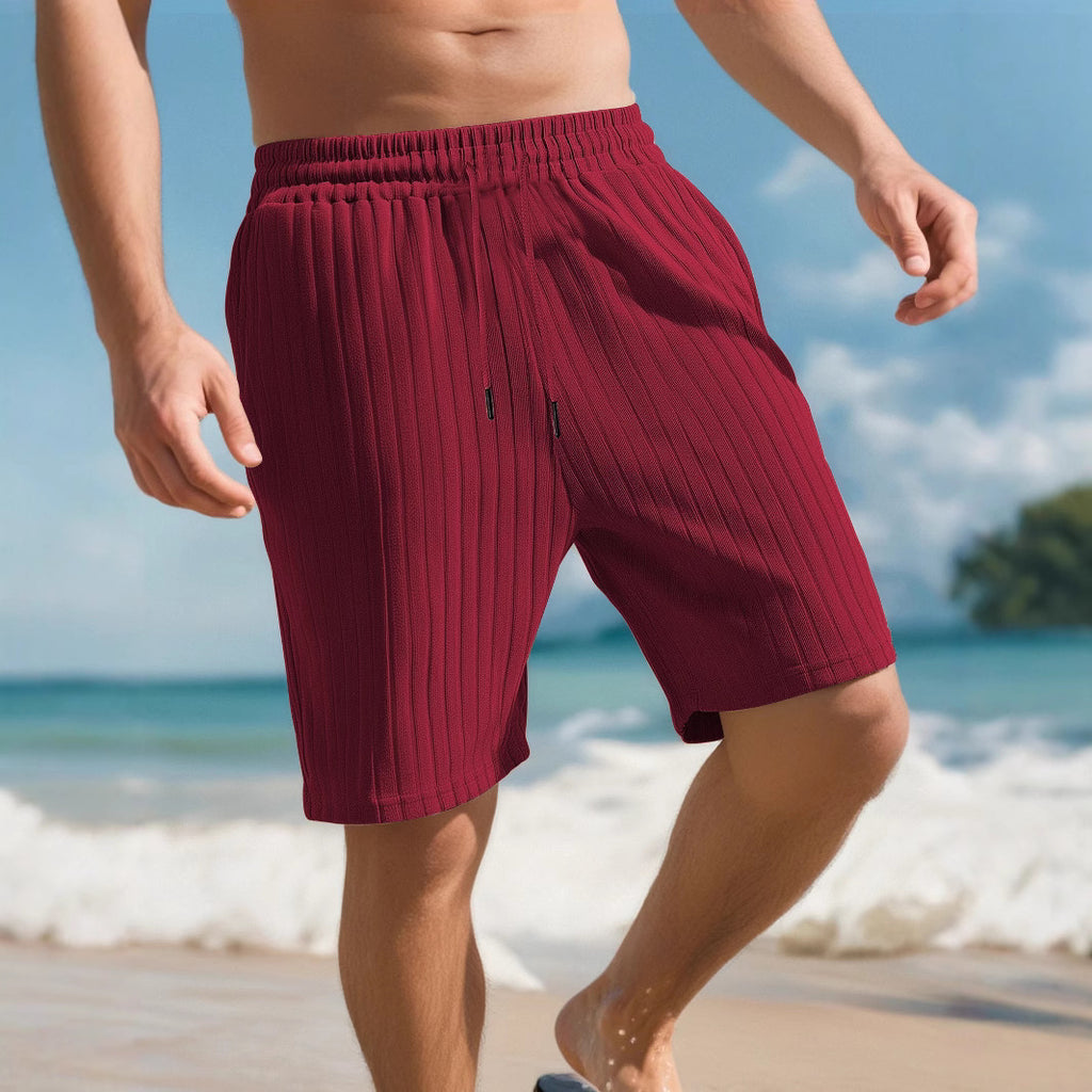Sports Shorts Multi-bag Lace Men's Striped Beach Pants