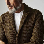 Lapels Suit Casual Knitted Jacket Cardigan Sweater