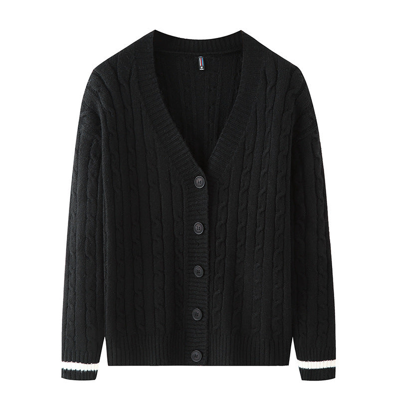 Men's Loose Korean-style Casual Long-sleeved Sweater