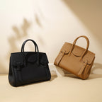 Top Layer Cowhide Handbag Large Capacity Kelly