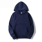 Solid Color Hooded Sweater For Men And Women