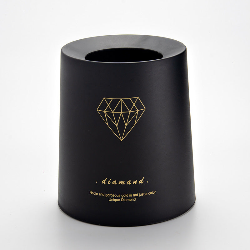 Living room bedroom office creative Nordic trash can