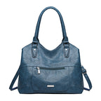 Jurchen Leather Large-capacity Soft Leather Casual Bag