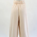 Large Size Summer Silk Ice Wide Leg Pants Women's High Waist Slimming Loose