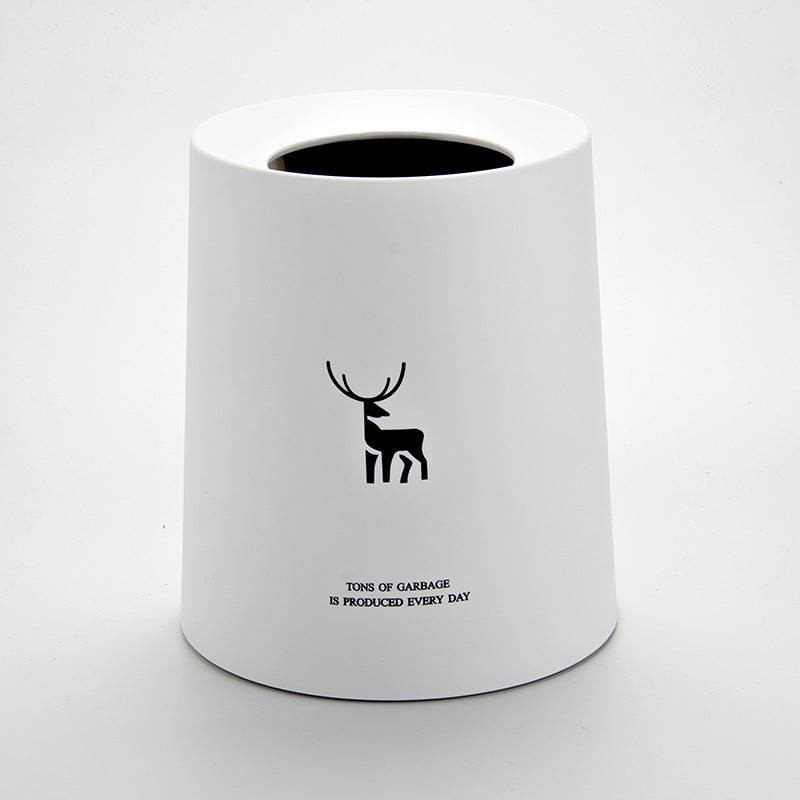 Living room bedroom office creative Nordic trash can