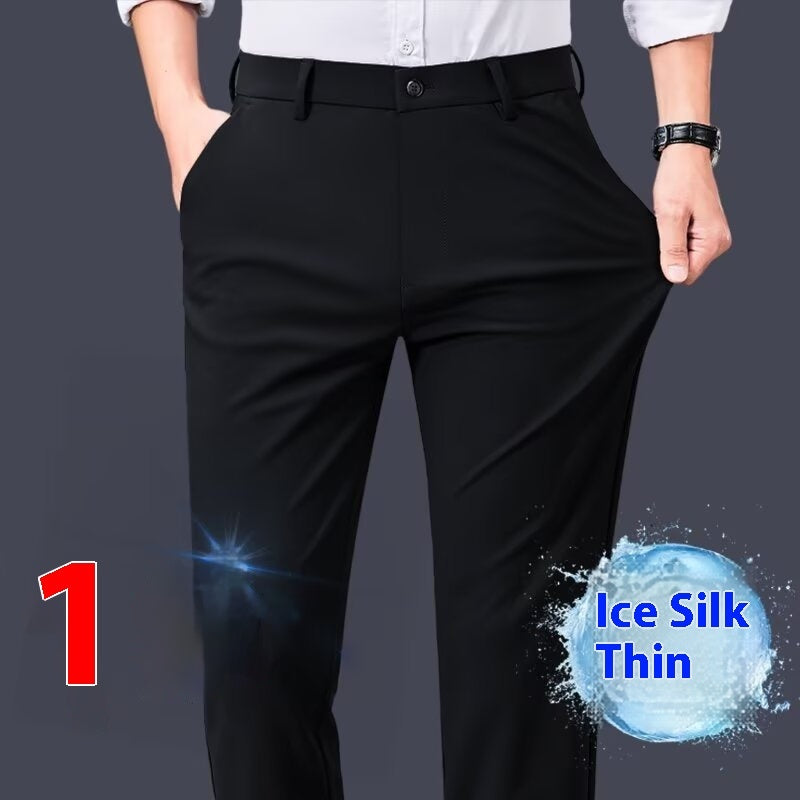 Men's Business Casual Trousers Spring And Summer Drape