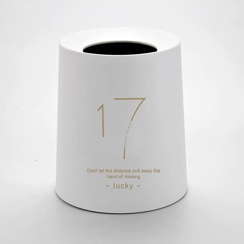 Living room bedroom office creative Nordic trash can