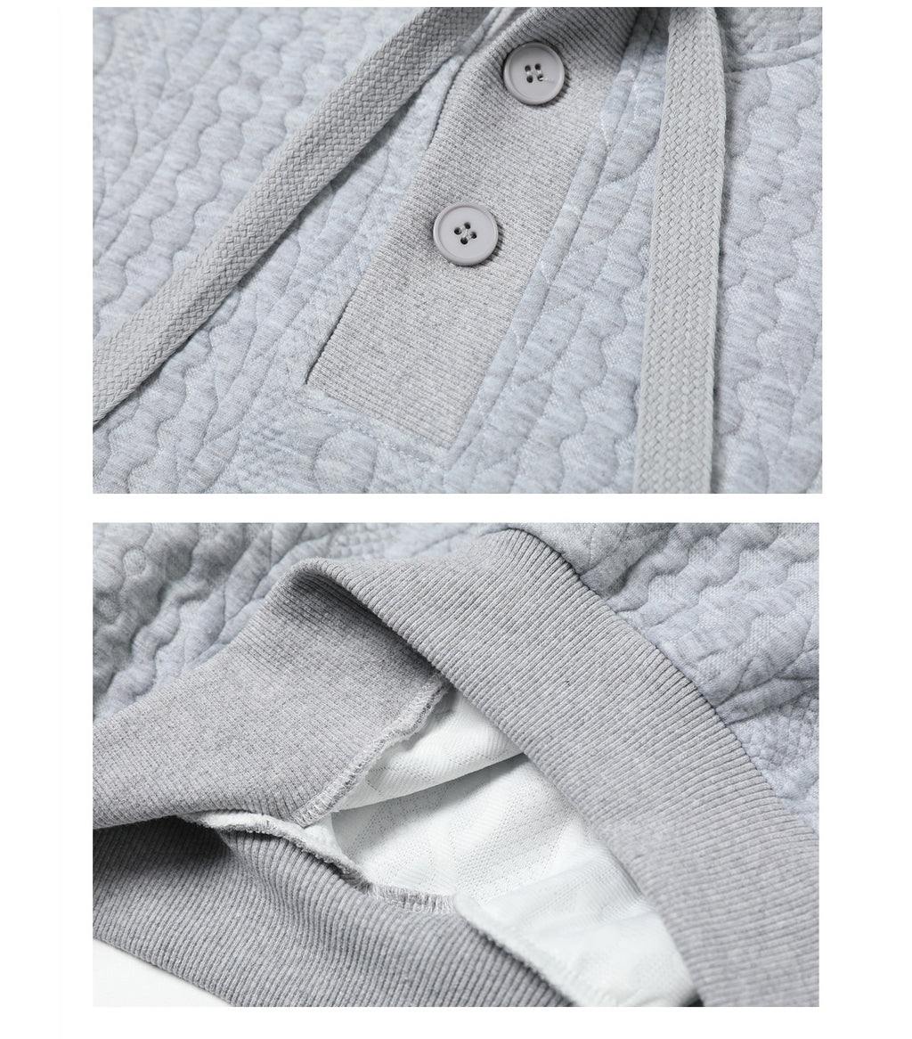 Retro Lazy Twist College Style Hooded Sweater