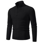 Casual Simple Stand-up Collar Slim Fit Men's Knitwear Sweater