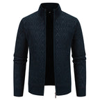 Korean Autumn And Winter Trendy Casual Fashion Stand-up Collar Cardigan Coat Men