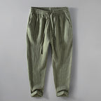 Men's Cotton And Linen Breathable Casual Versatile Loose Linen Harem Pants