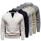 American Retro Fake Two-piece V-neck Dotted Sweater