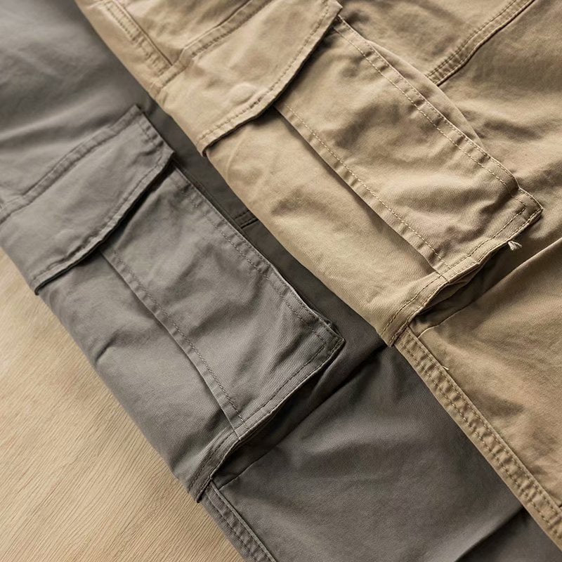 Simple Multi-pocket Men's Labor Protection Pants