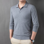Business Casual Lapels Inner Wear Base Knitwear