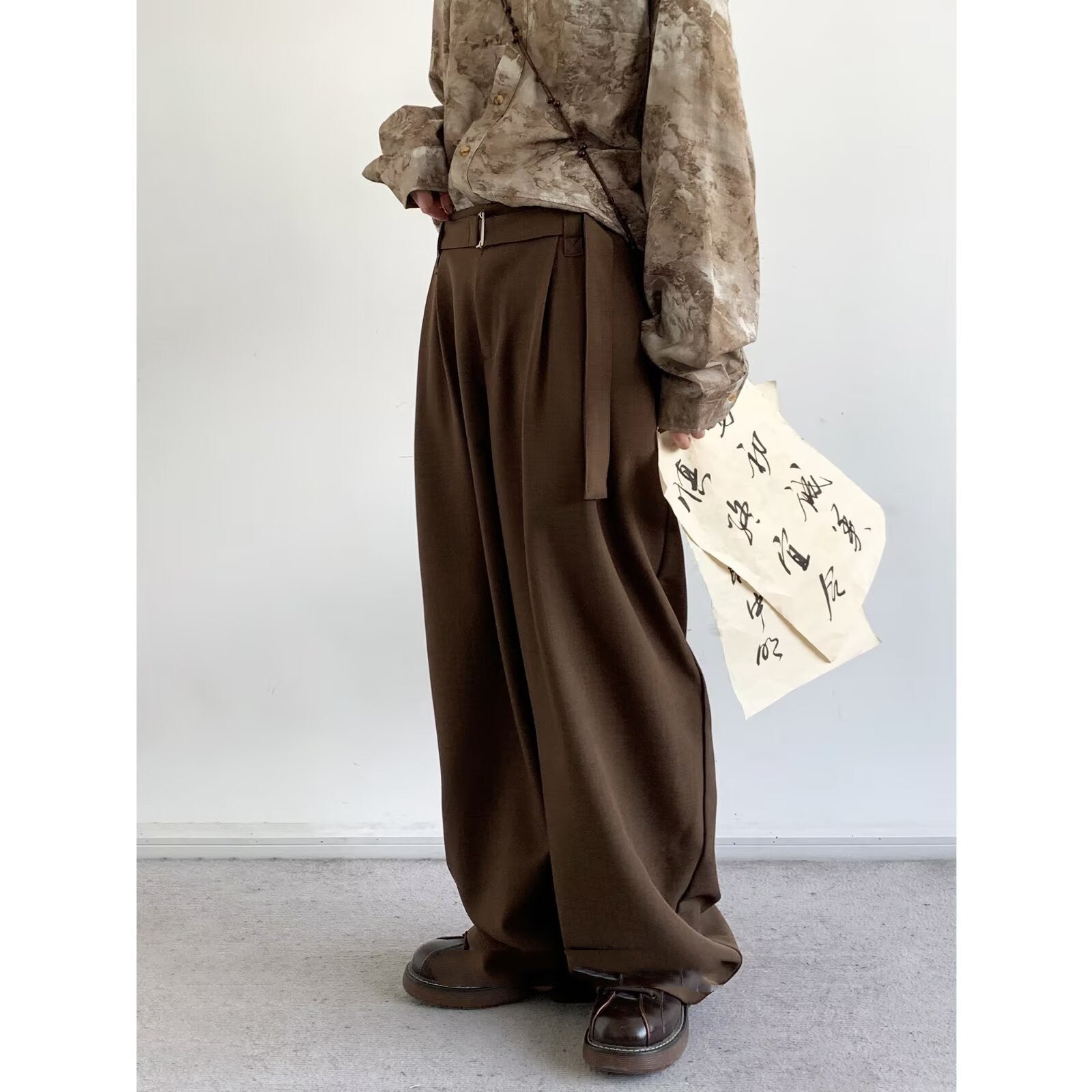 Loose Leisure All-matching Draping Straight Trousers