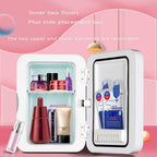 Mini Makeup Fridge Portable Cosmetic Refrigerator Cooler and Warmer Freezer for Perfume Beauty Skincare Products