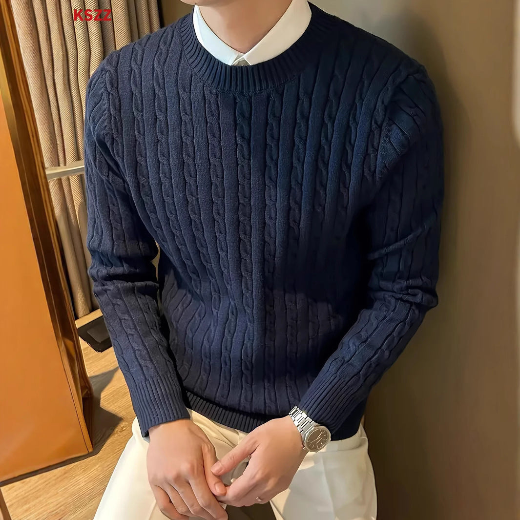 Retro Fashion And Personalized British Wild Men's Sweater