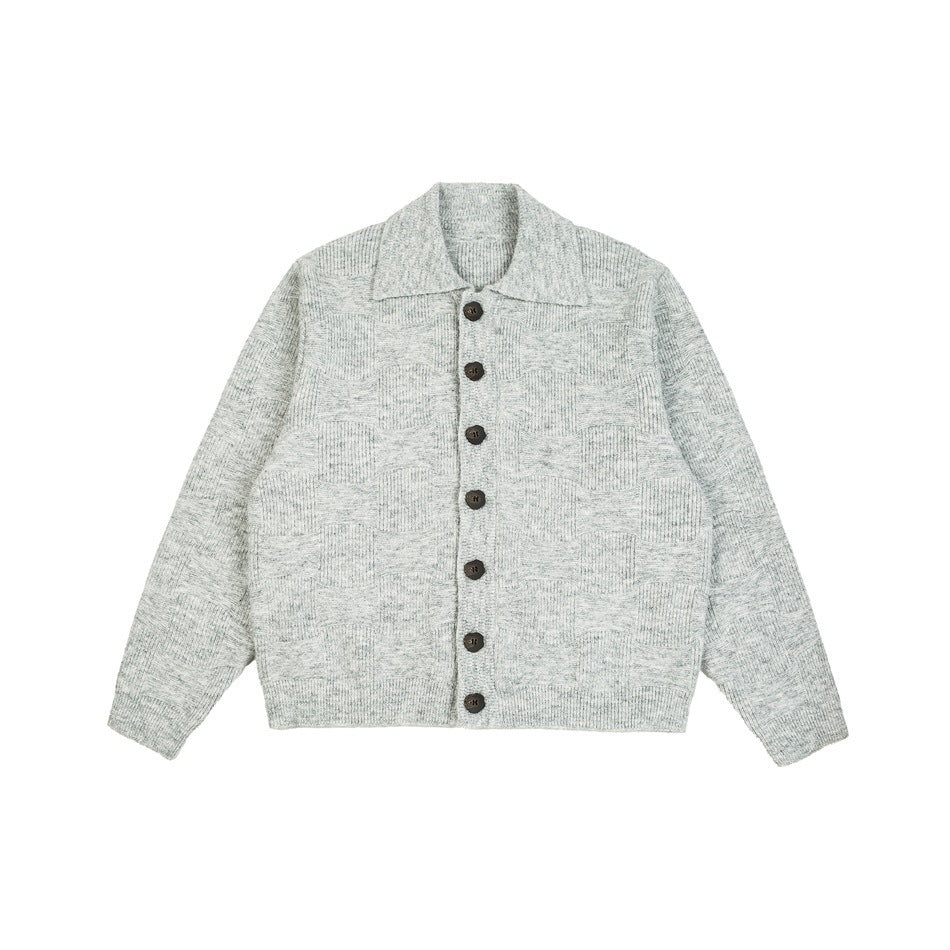 UTiiTUii Autumn And Winter Cardigan Trend Knitting Woolen Sweater Men