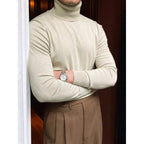 Autumn And Winter Turtleneck Cotton Sweater Male Long Sleeves Inner Wear Men's Knitwear